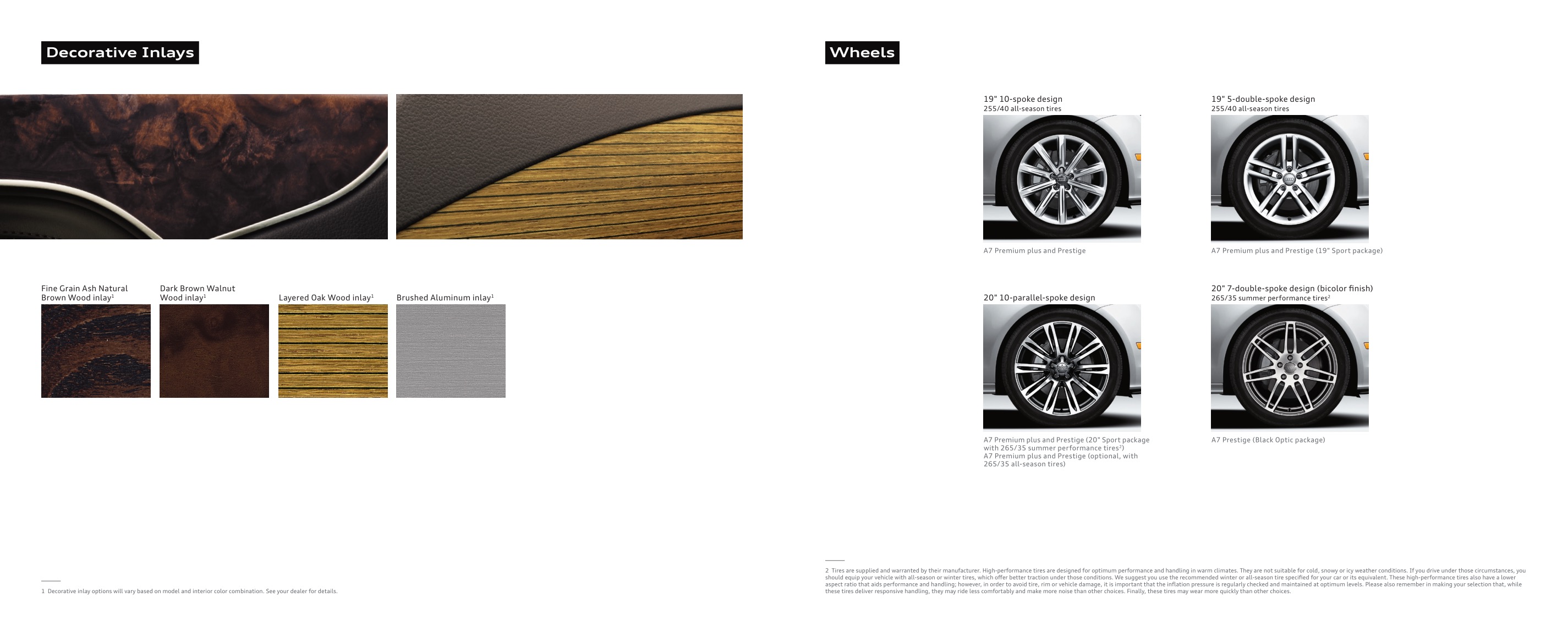 2014 Audi A7 Brochure Page 18